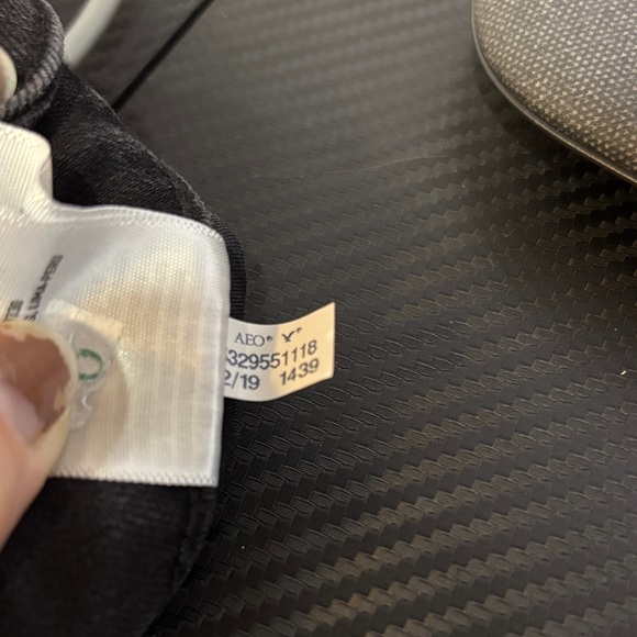 American Eagle Next Level Stretch Black Women's Jeans 16s - Picture 11 of 11